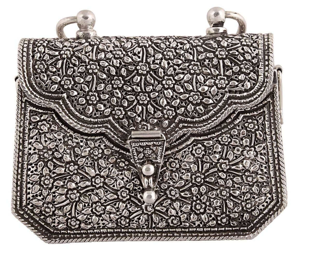 Showroom of Antique silver fancy pouche ( purse) | Jewelxy - 201821